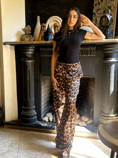 Leopard Luxe Pants