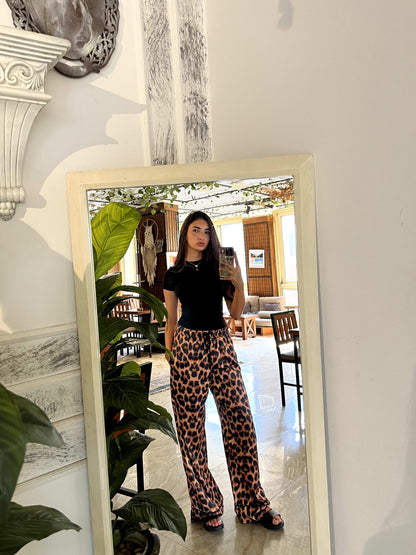 Leopard Luxe Pants